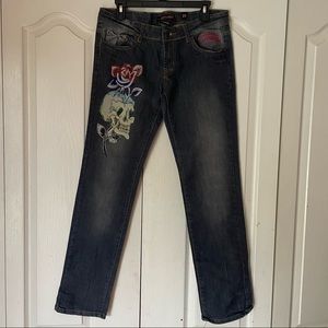 Ed Hardy low rise jeans size size 31